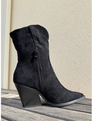 Botines Cowboy punta fina Firenze Noir