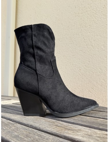 Botines Cowboy punta fina Firenze Noir