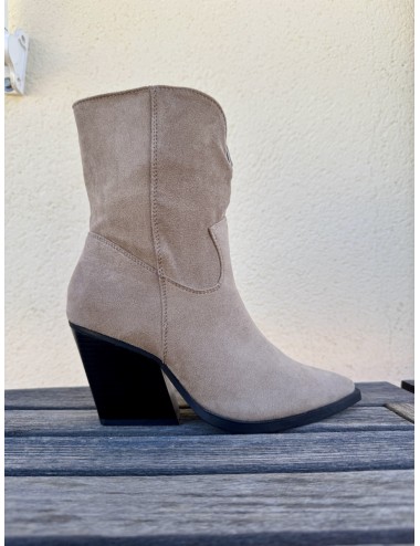 Botines Cowboy punta fina Firenze Khaki