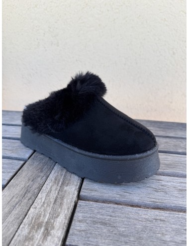 Zuecos con plataforma Trento Noir