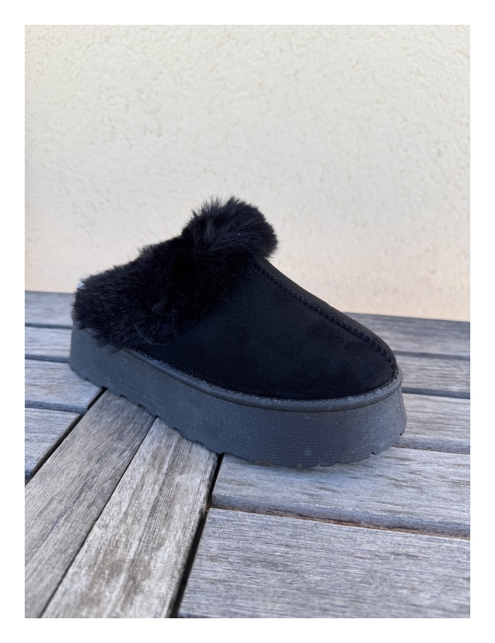 Zuecos con plataforma Trento Noir