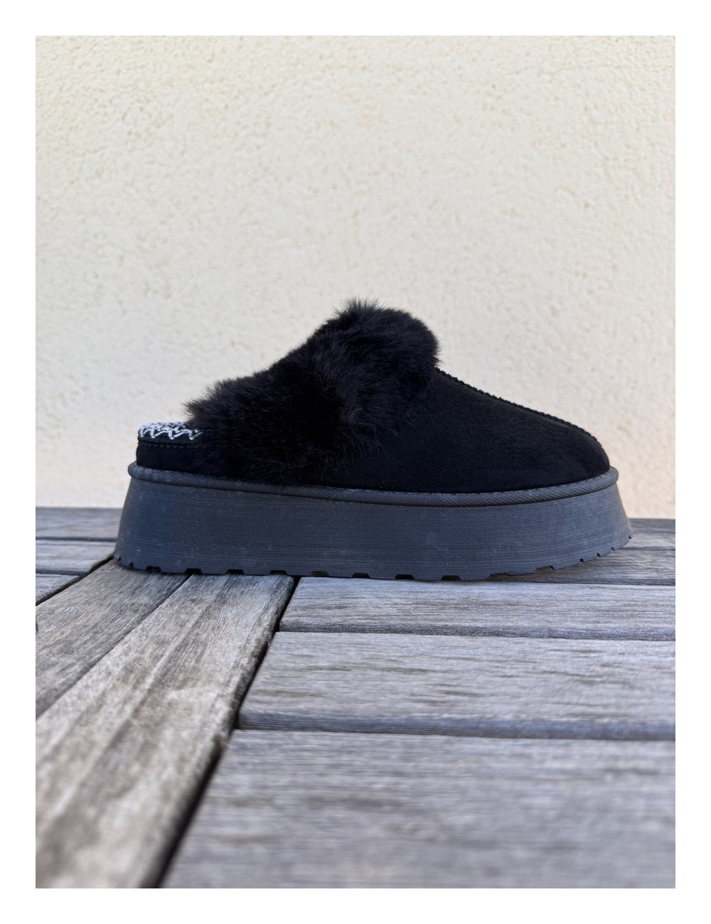 Zuecos con plataforma Trento Noir