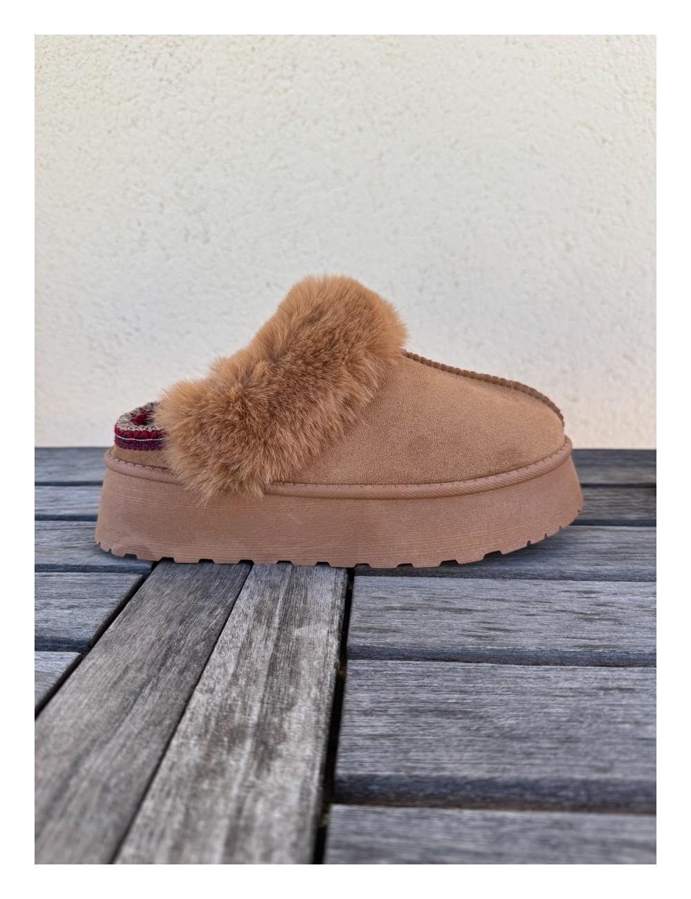 Zuecos con plataforma Trento Camel