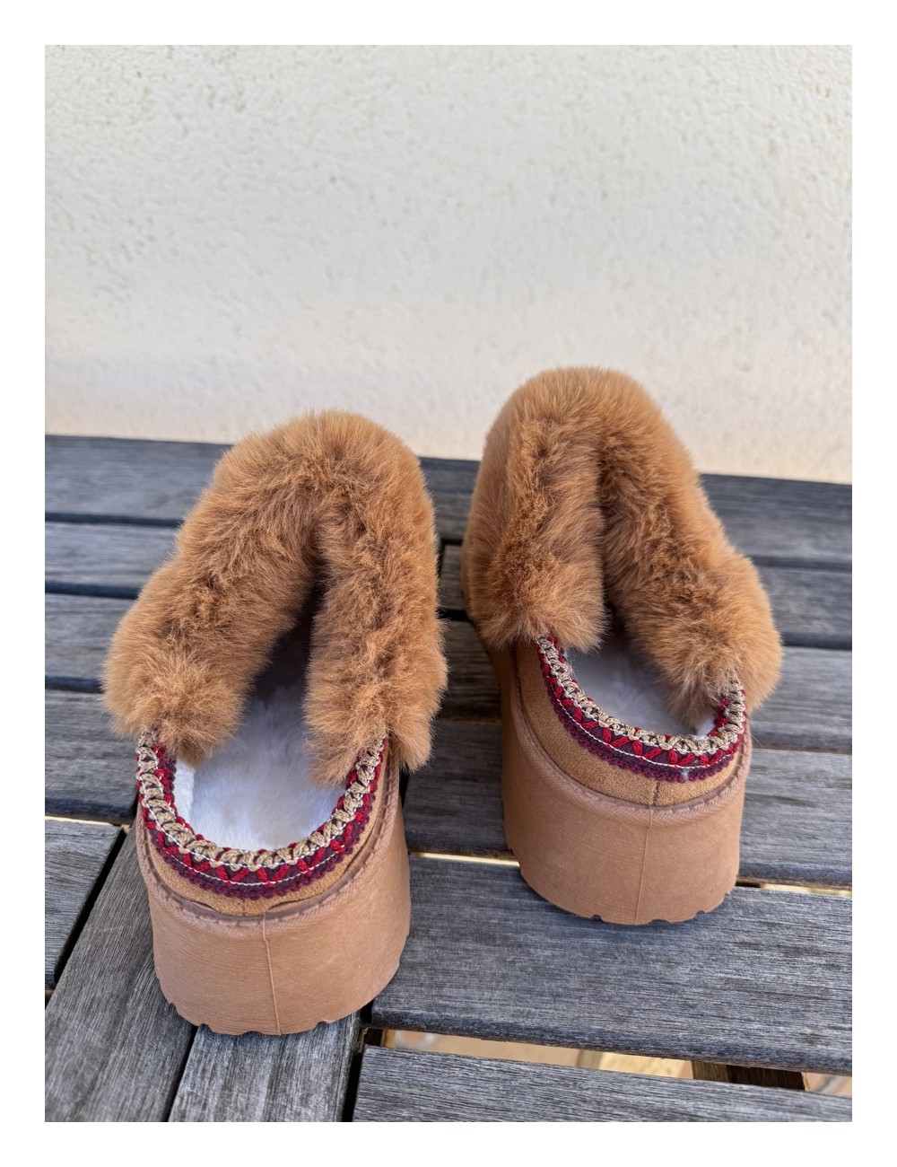 Zuecos con plataforma Trento Camel