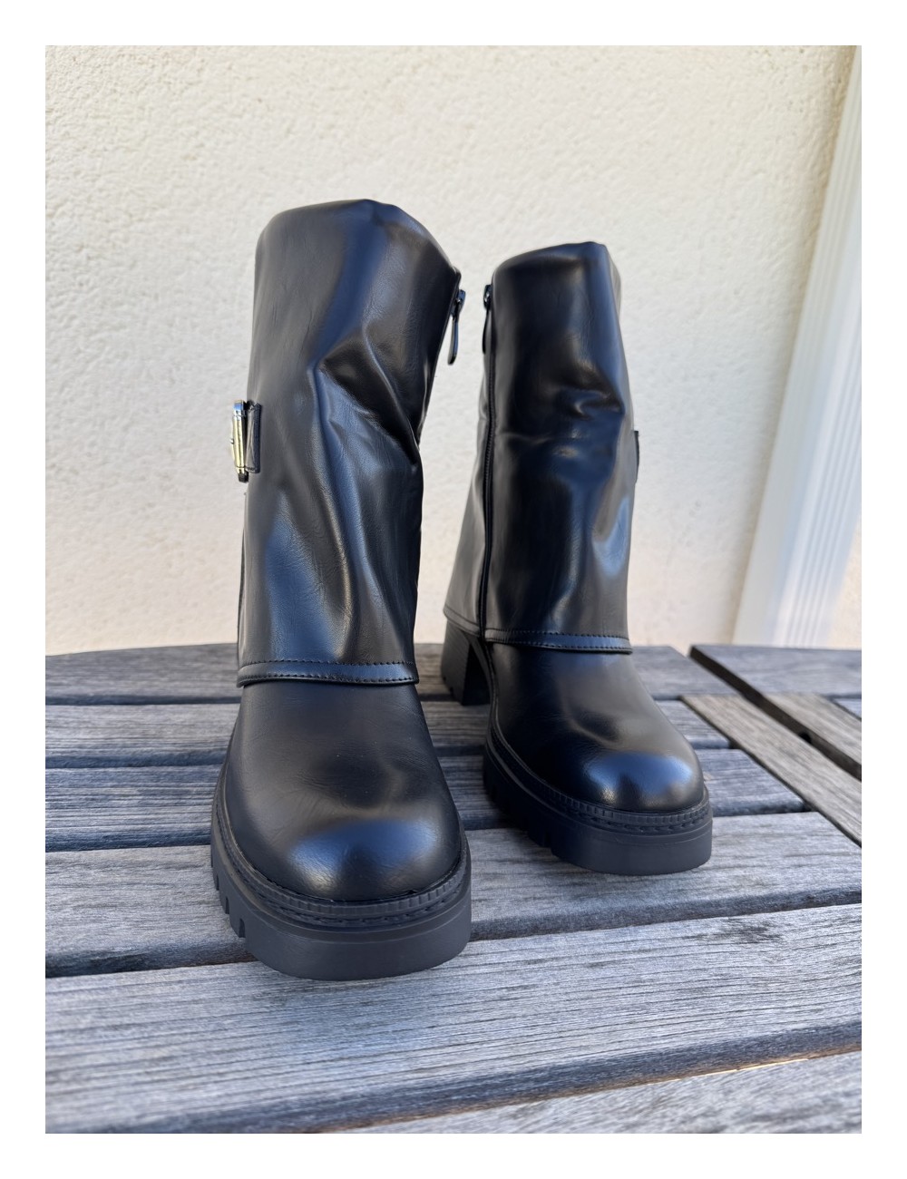 Botas con hebilla Terento Noir