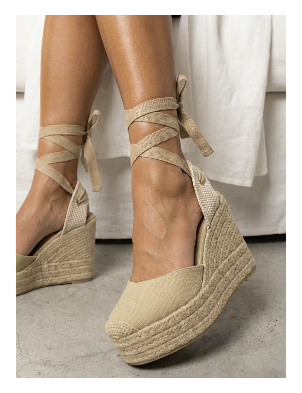 Cuña Valenciana de Esparto Vesima Khaki