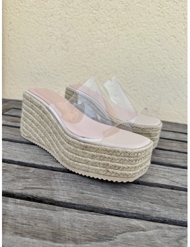 Sandalias con plataforma Rassa Beige