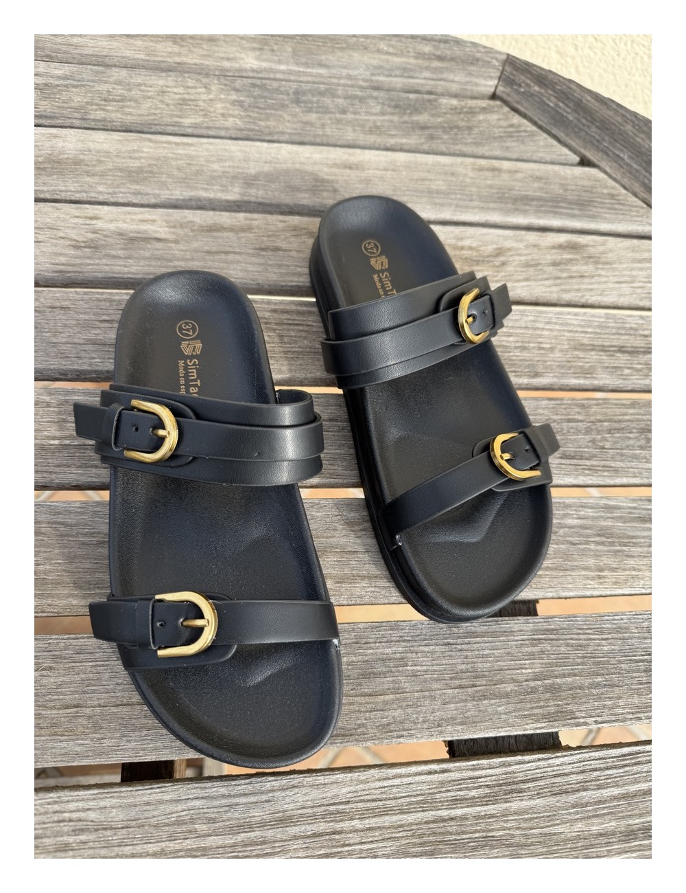 Sandalias con hebilla Bagolino Noir