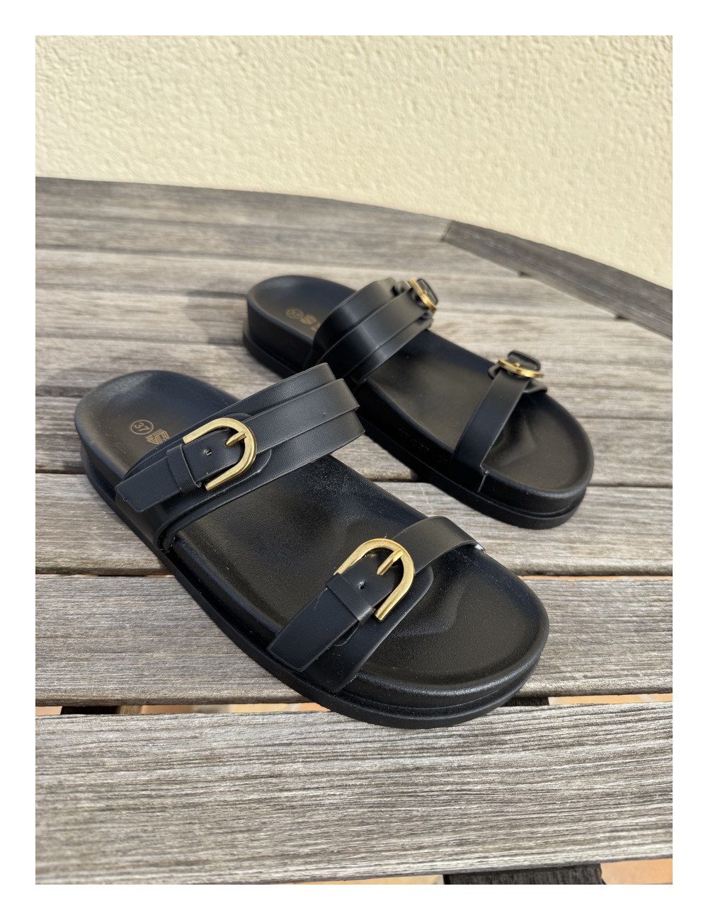 Sandalias con hebilla Bagolino Noir