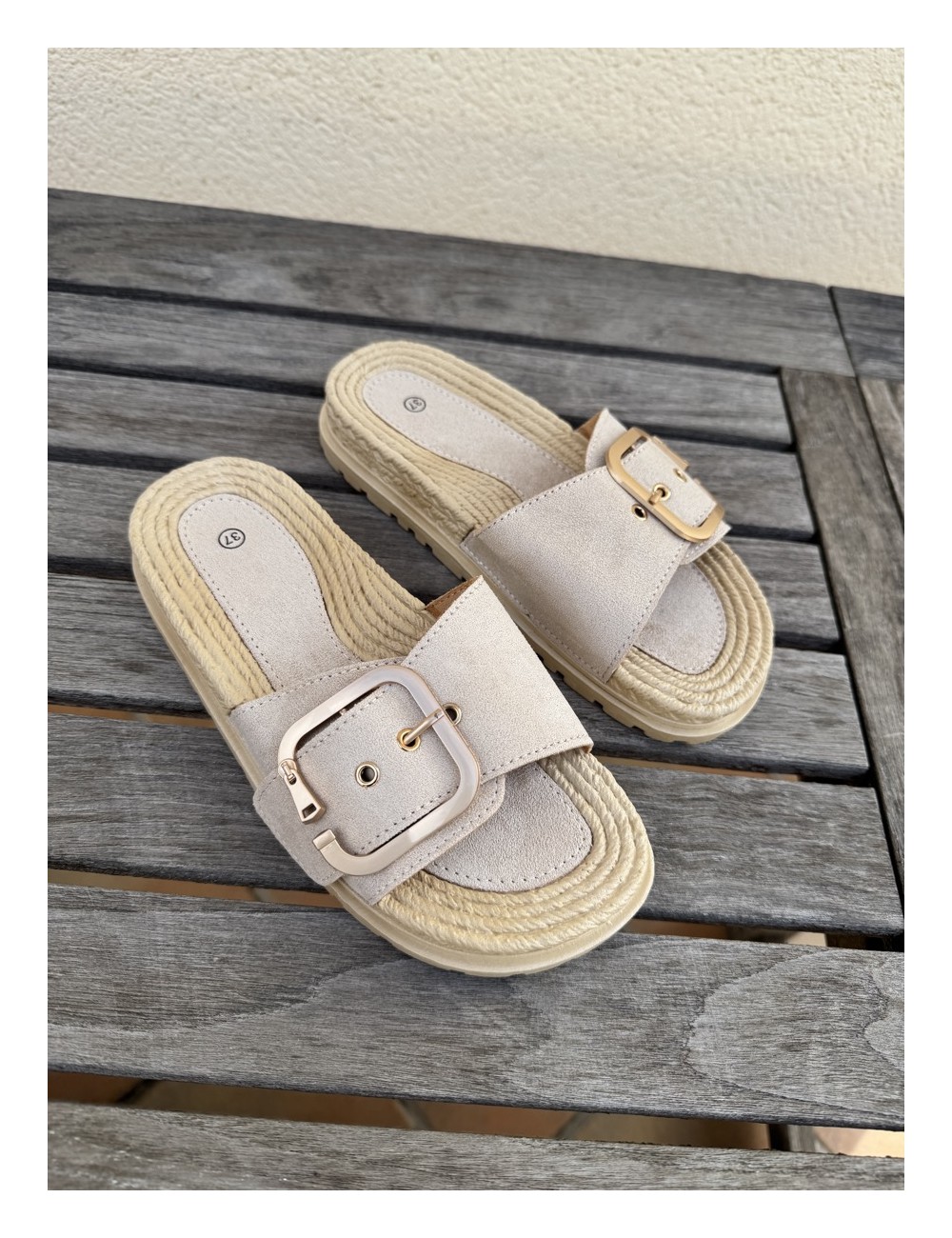 Sandalias Giana Erminio Beige