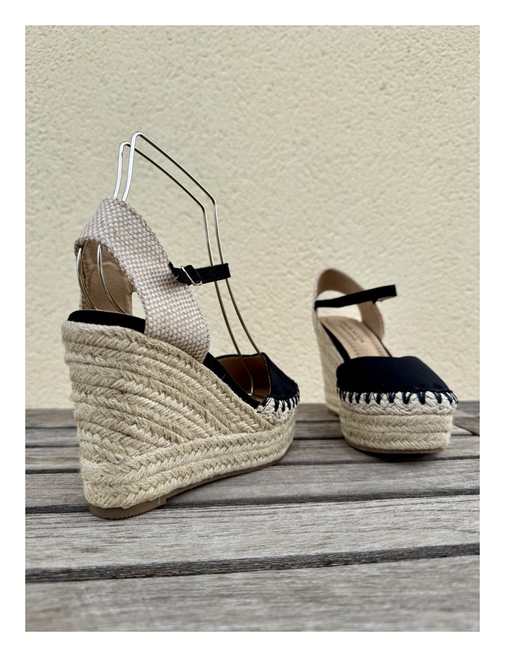 Sandalias con Esparto Luciani Noir