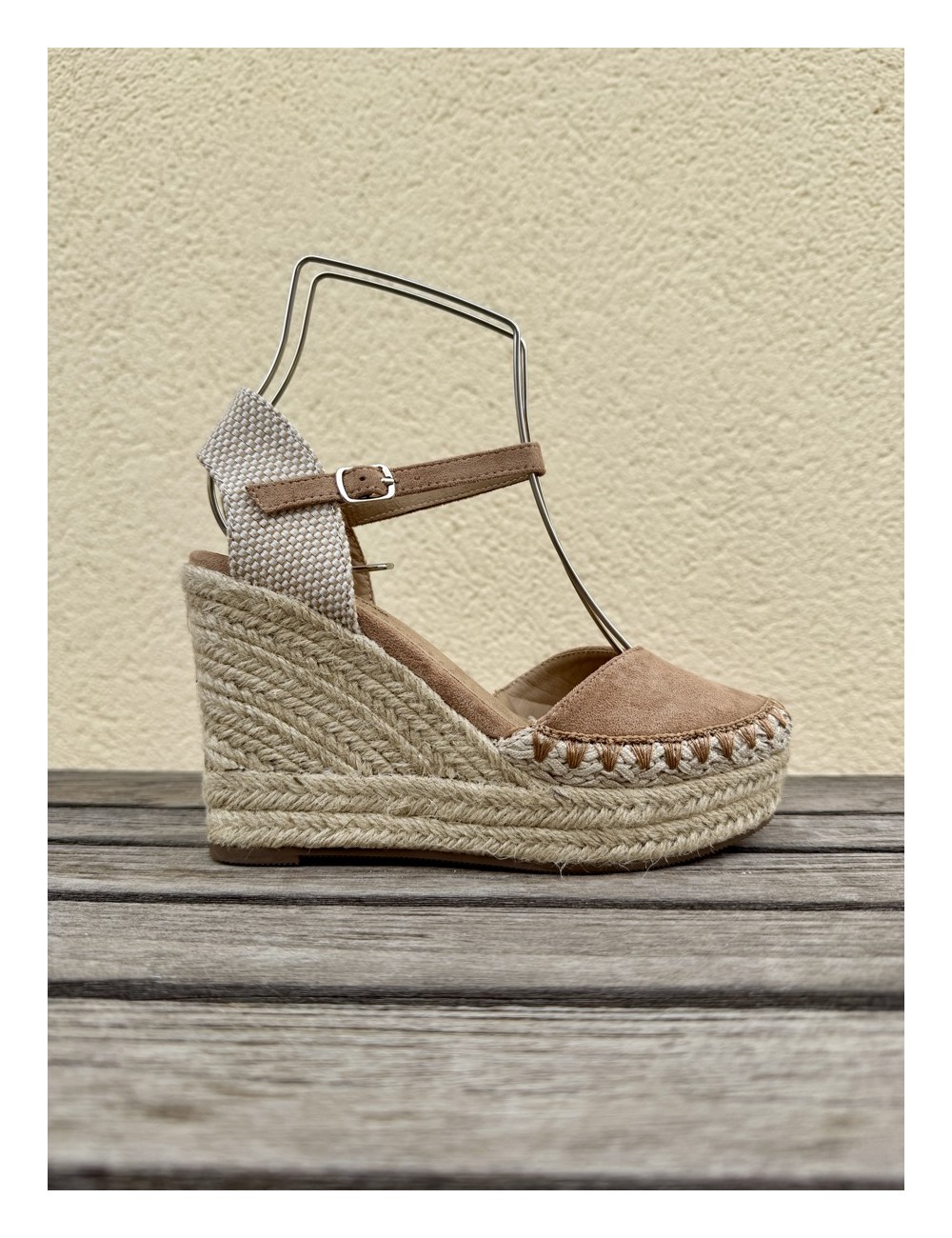 Sandalias con Esparto Luciani Khaki