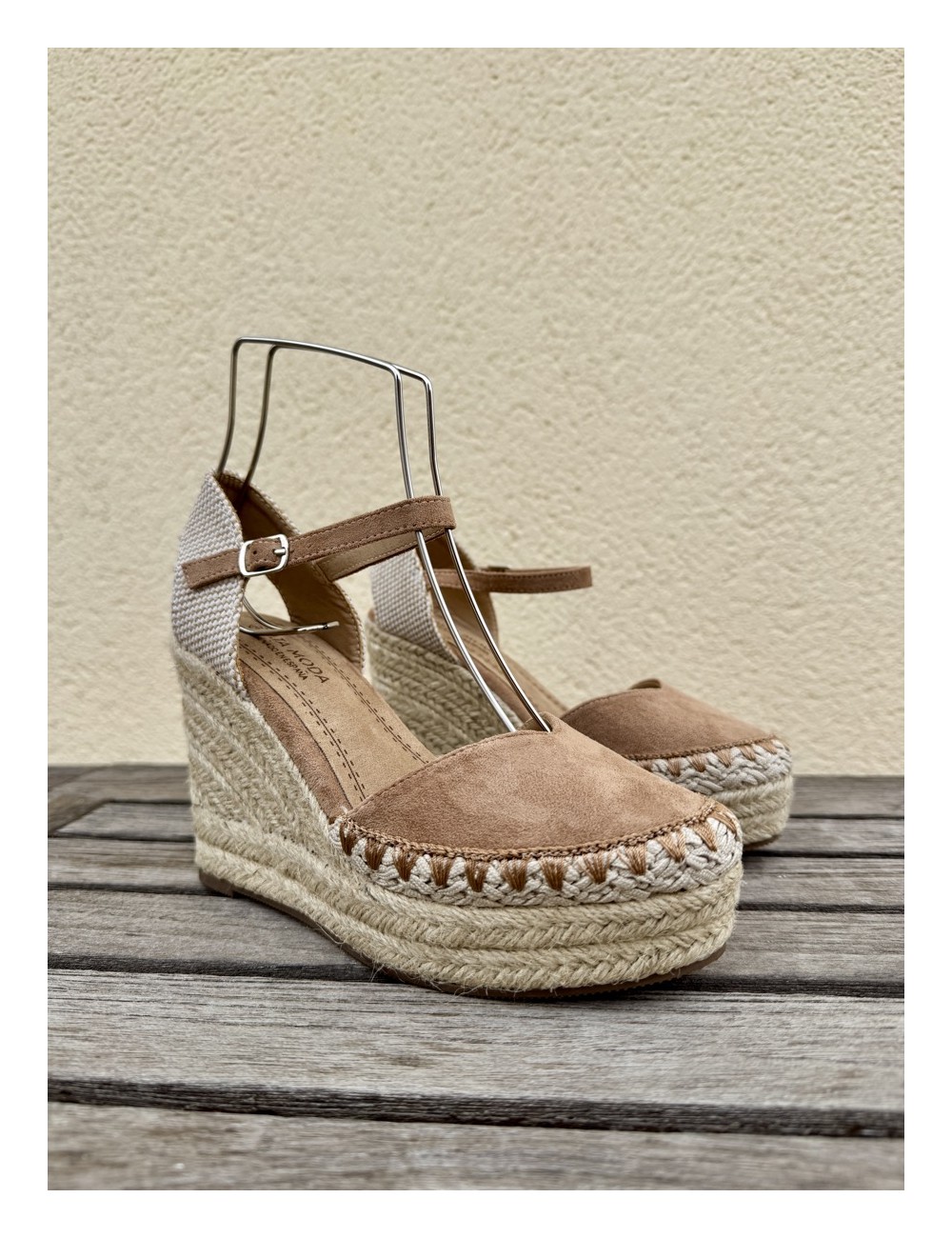 Sandalias con Esparto Luciani Khaki