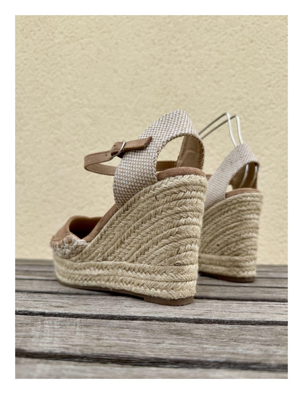 Sandalias con Esparto Luciani Khaki