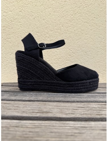 Sandalias con cuña Giugli Noir