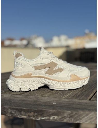 Tenis de suela gruesa Atrani Beige