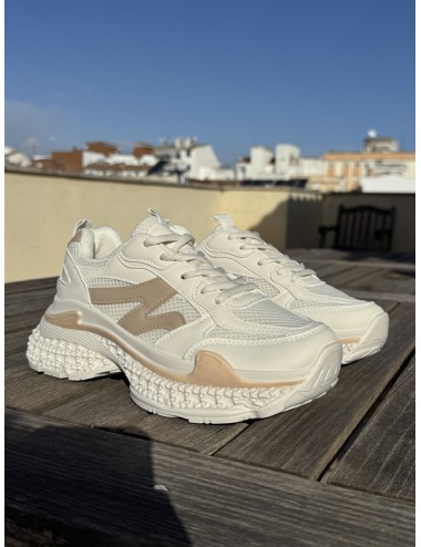 Tenis de suela gruesa Atrani Beige