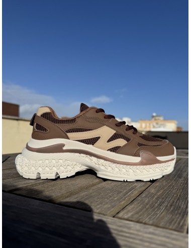 Tenis de suela gruesa Atrani Brown