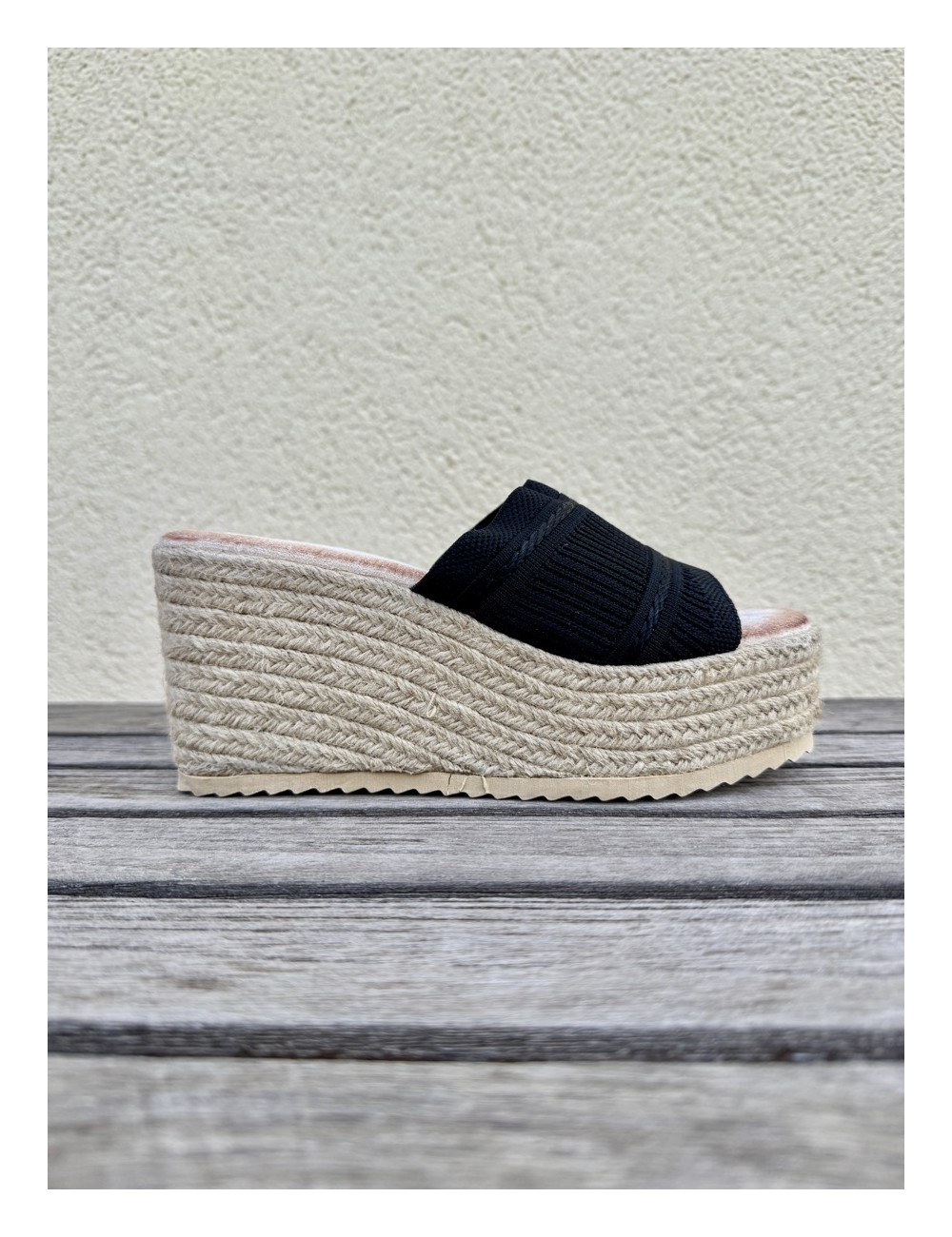 Sandalias con plataforma Castel Noir