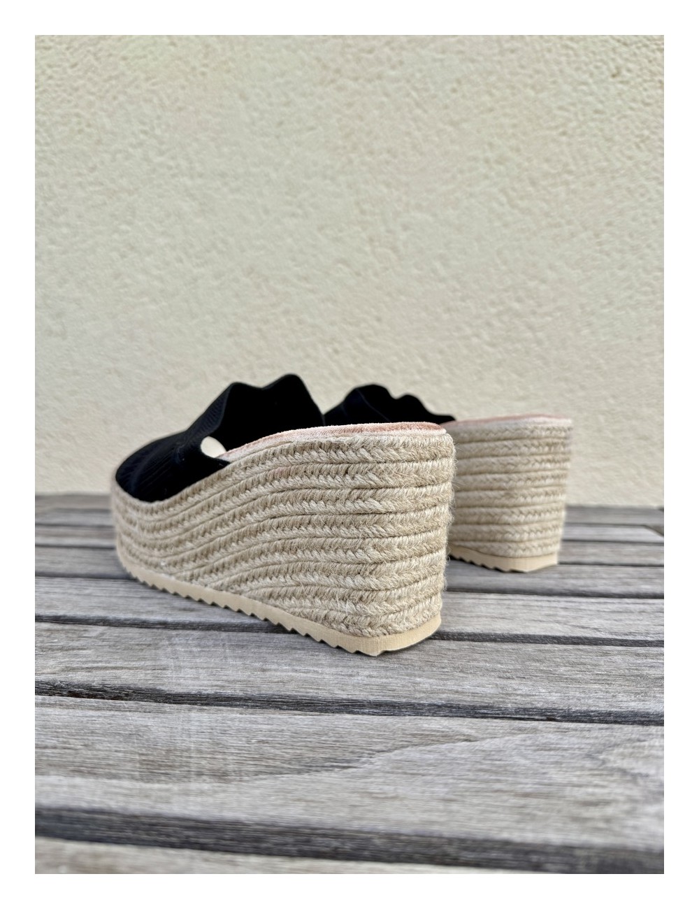 Sandalias con plataforma Castel Noir