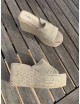 Sandalias con plataforma Castel Gold