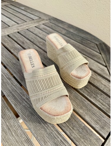 Sandalias con plataforma Castel Gold