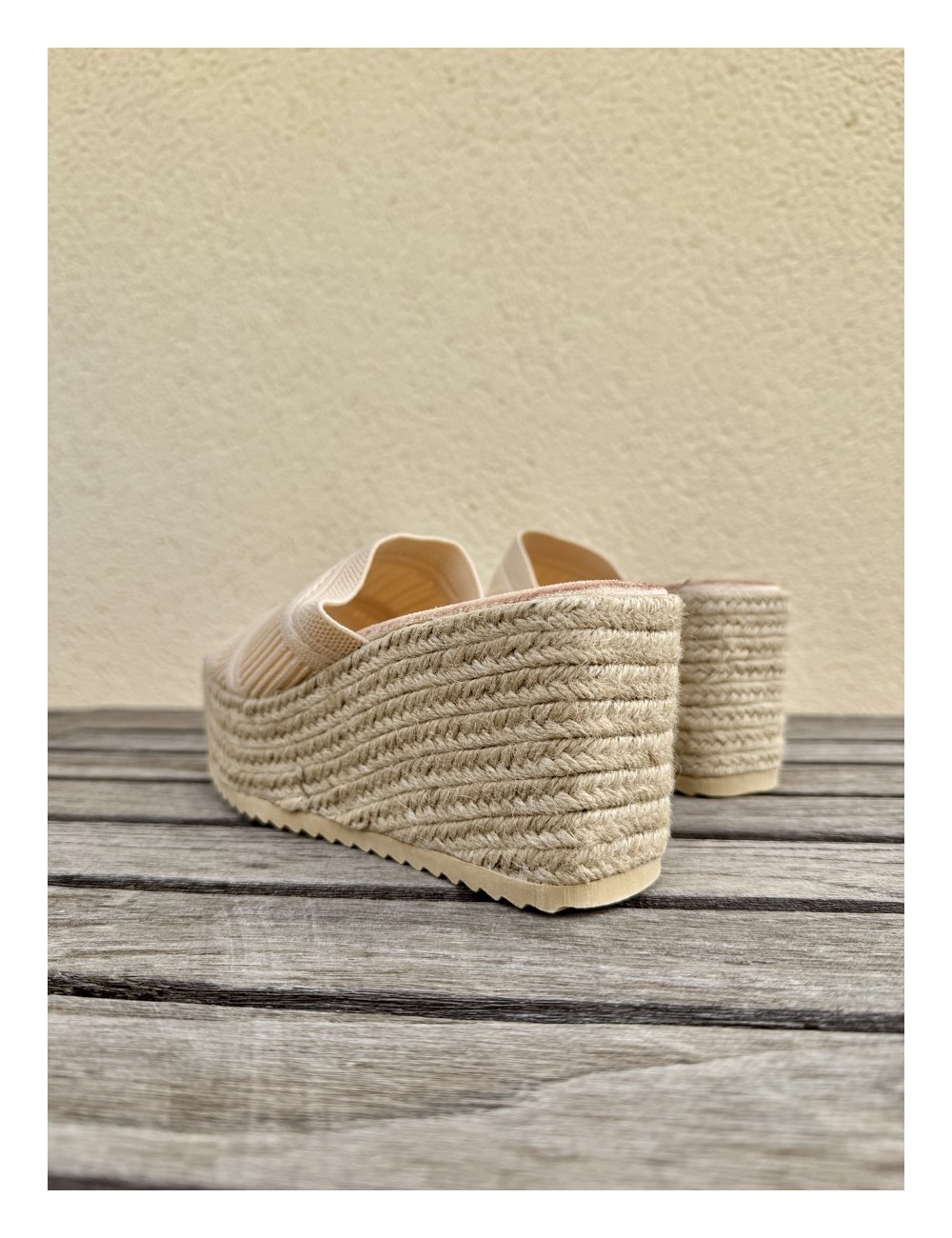 Sandalias con plataforma Castel Beige