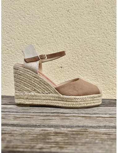 Sandalias con cuña Giugli Khaki