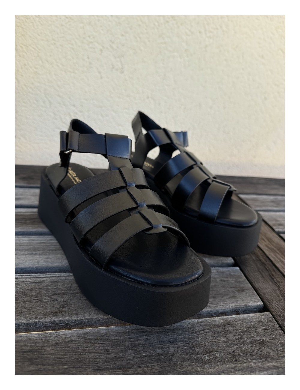 Sandalias con Plataforma Regio Noir