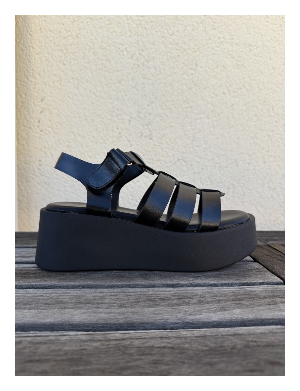 Sandalias con Plataforma Regio Noir