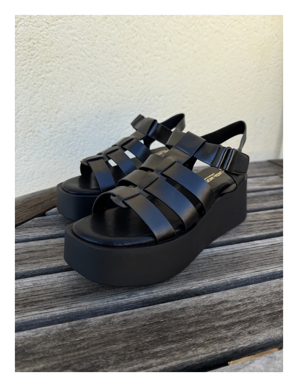 Sandalias con Plataforma Regio Noir