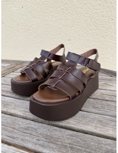 Sandalias con Plataforma Regio Brown