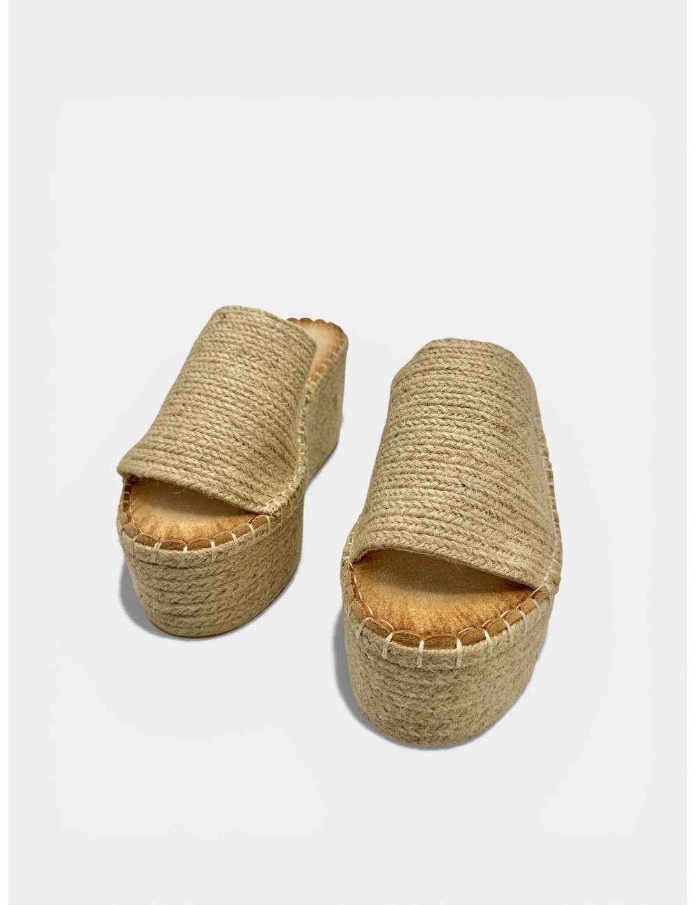 Plataformas Altas de Esparto Eboli Beige