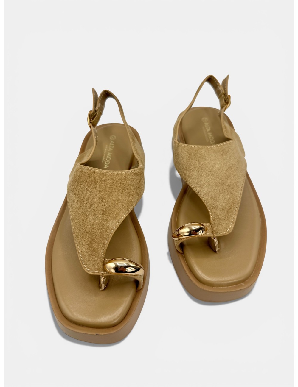 Sandalias con plataforma Liese Khaki