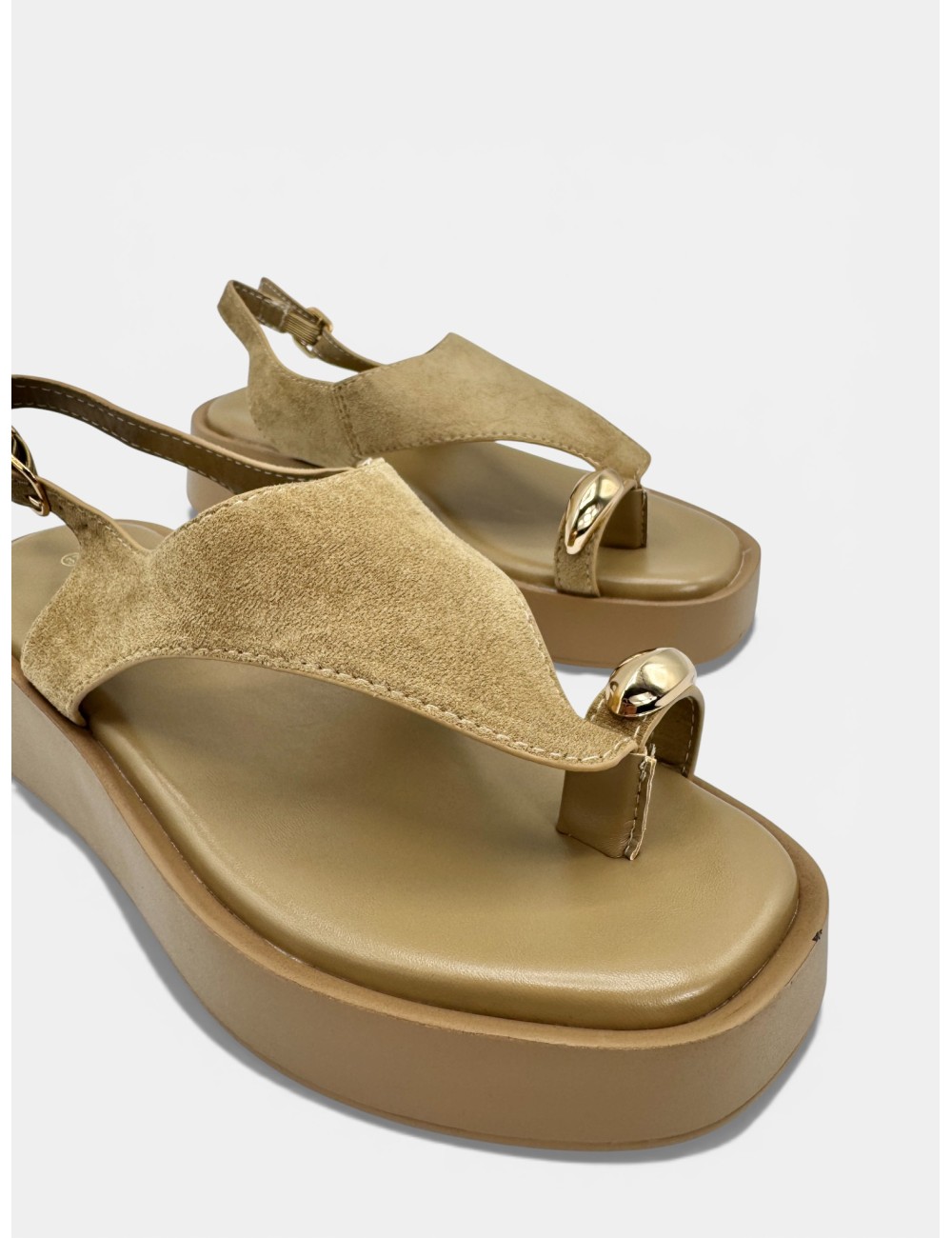 Sandalias con plataforma Liese Khaki