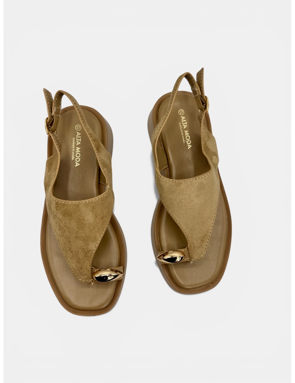 Sandalias con plataforma Liese Khaki