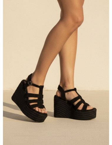 Sandalias con Cuña Casazza Noir All