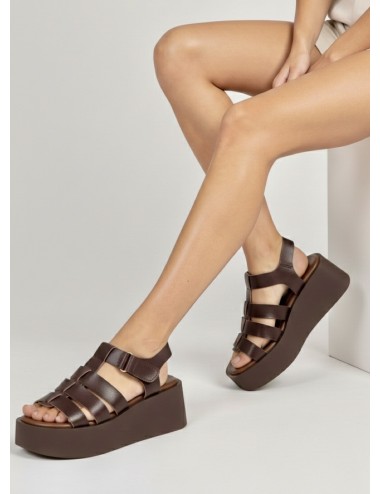 Sandalias con Plataforma Regio Brown
