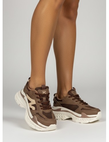 Tenis de suela gruesa Atrani Brown