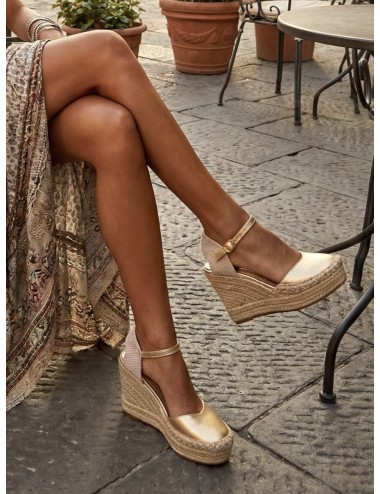 Sandalias con Esparto Luciani Gold