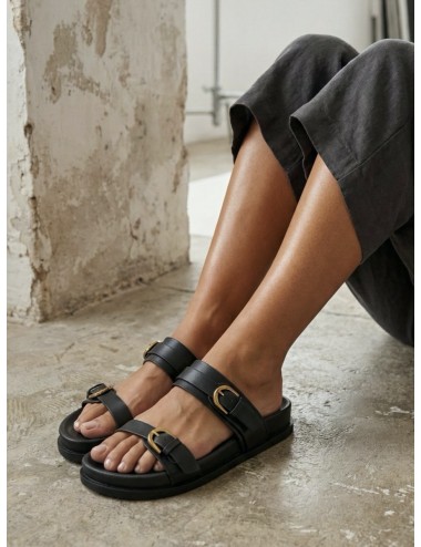 Sandalias con hebilla Bagolino Noir