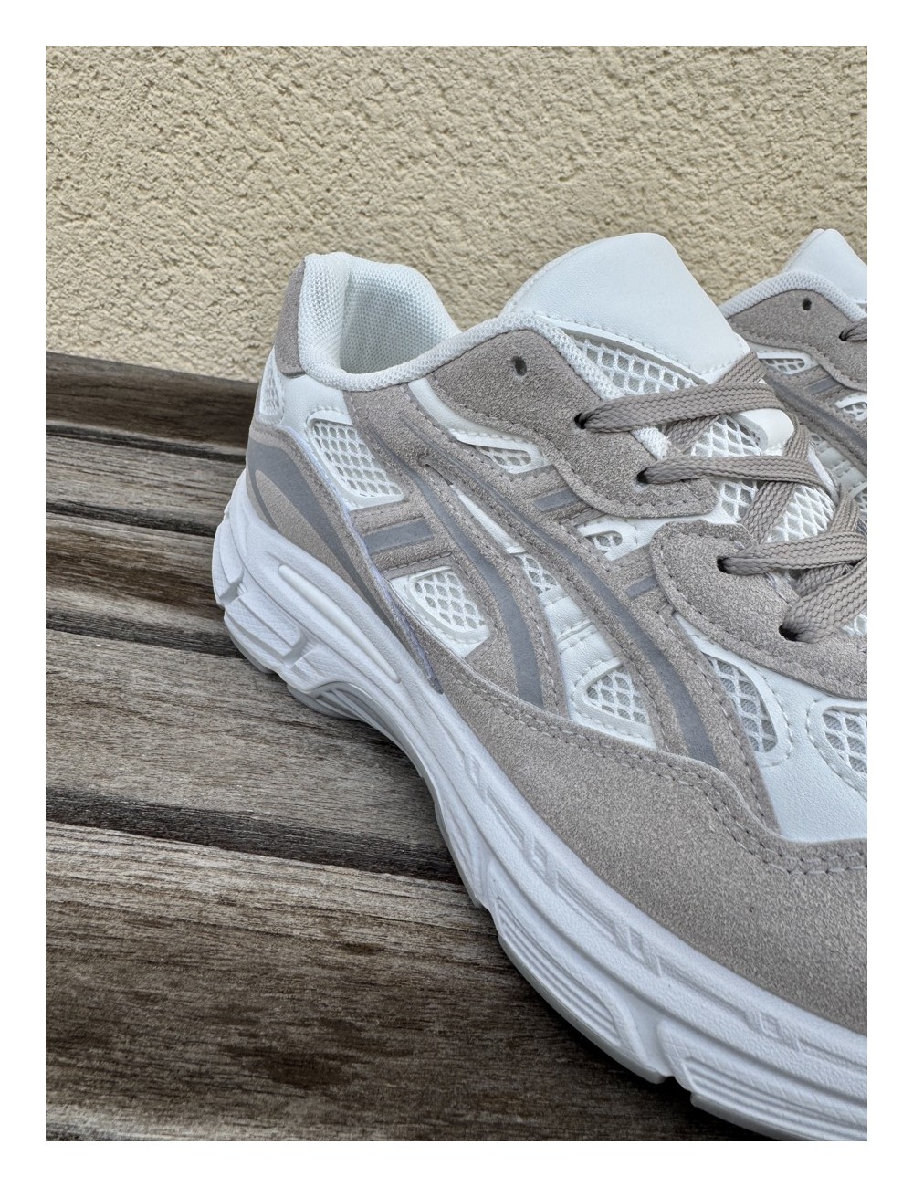 Tenis con suela gruesa Mestre Khaki