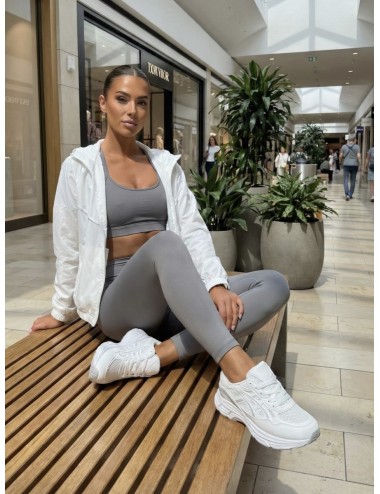 Tenis con suela gruesa Mestre White