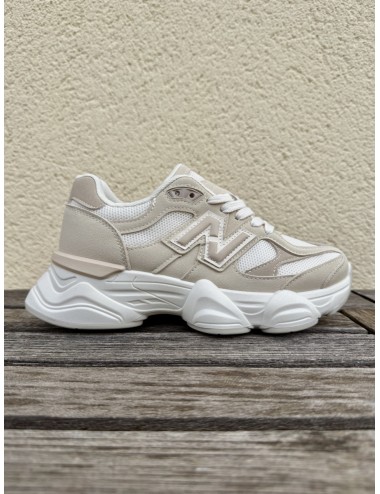 Tenis de suela gruesa Priula Biege