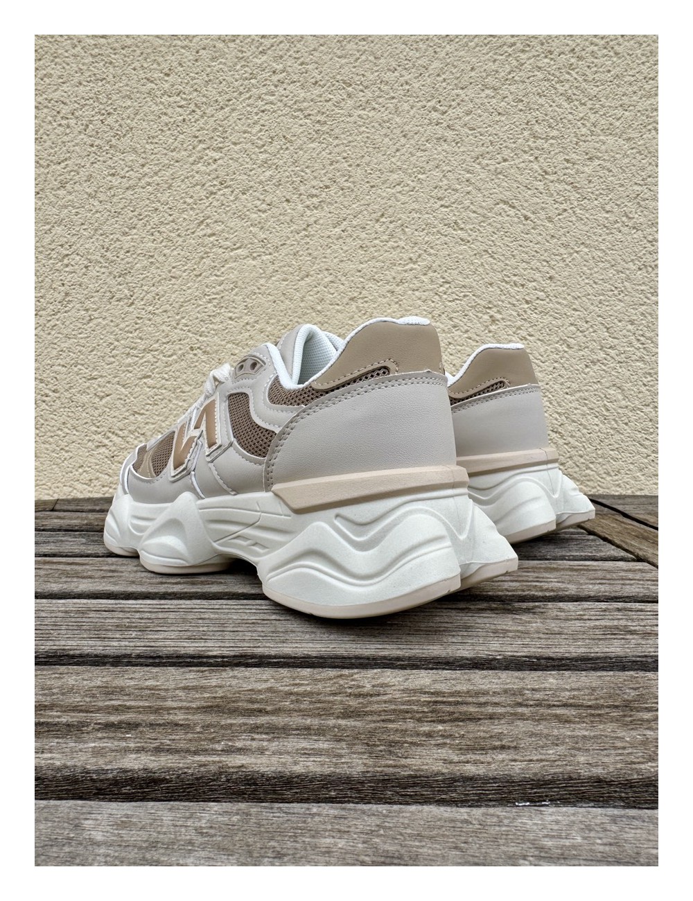 Tenis de suela gruesa Priula Khaki