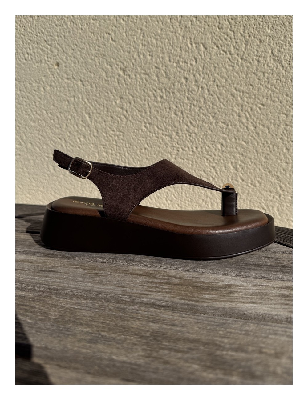 Sandalias con plataforma Liese Brown