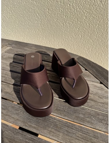 Sandalias con plataforma Agnata Brown
