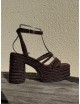 Sandalias de Tacón con Tiras Andria Brown