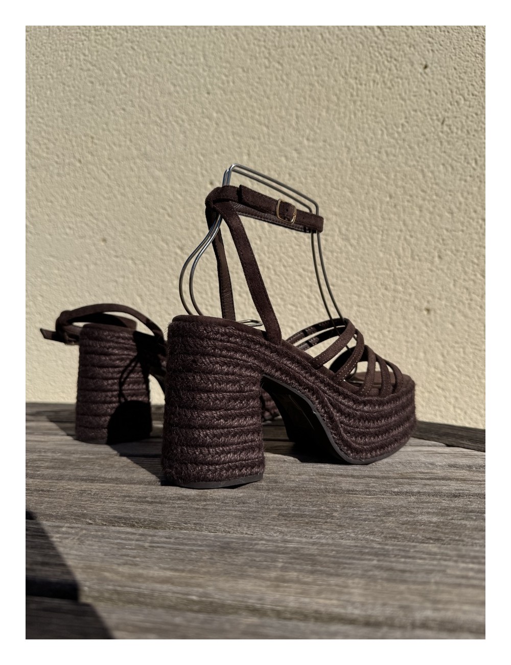 Sandalias de Tacón con Tiras Andria Brown