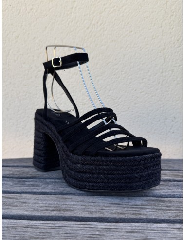 Sandalias de Tacón con Tiras Andria Noir